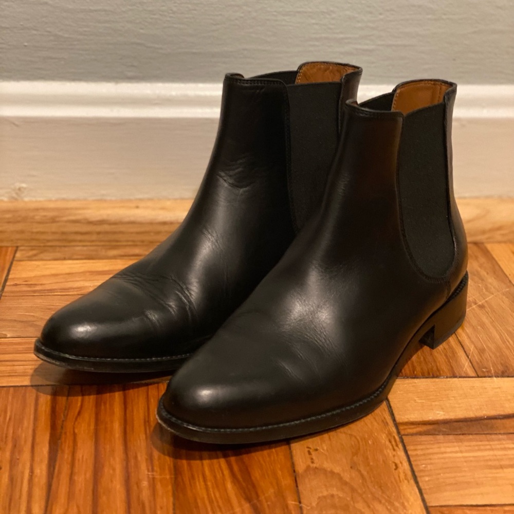 Aquatalia Black Chelsea Boots